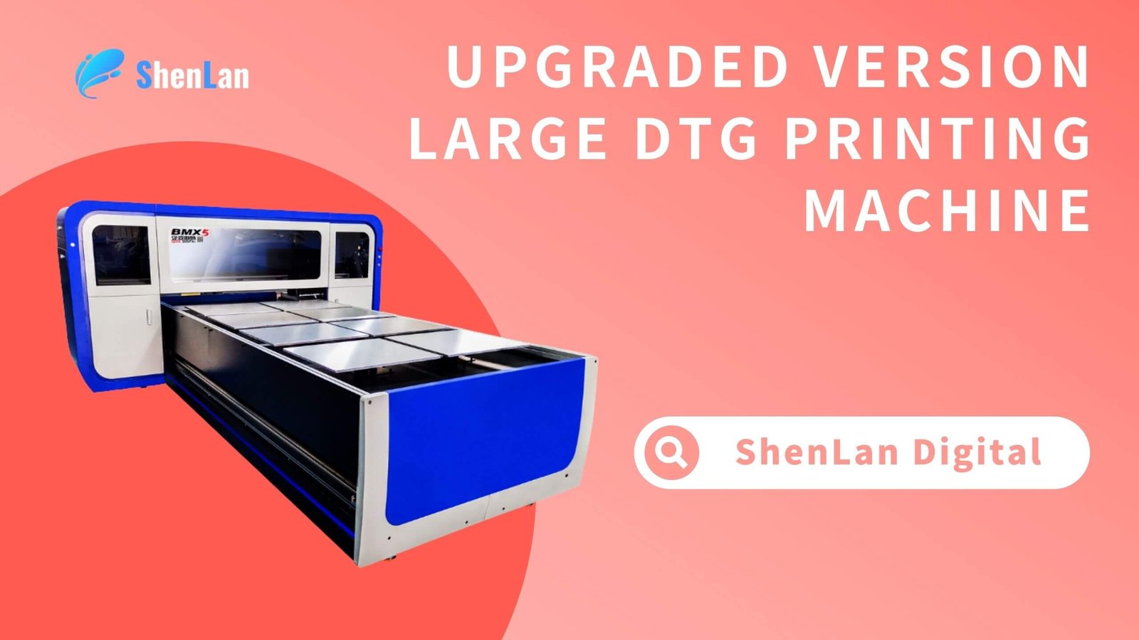 Upgraded Version Large DTG Printing Machine