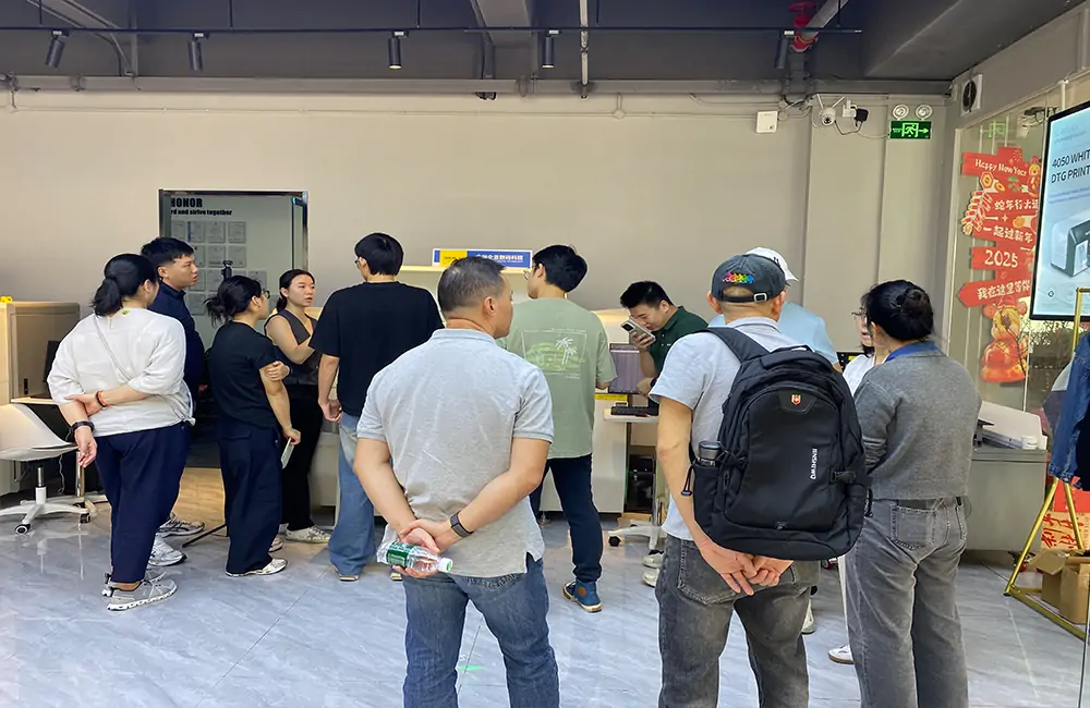 DTG printer for apparel